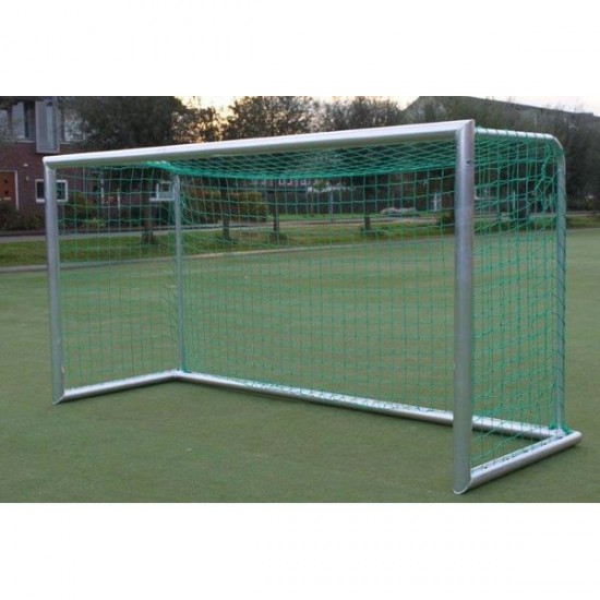 Set doelnetten voor voetbaldoelen 5,0 x 2,0 x 1,0 x 1,0 (4mm) - Wit