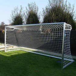 Set doelnetten voor voetbaldoelen 7,5 x 2,5 x 0,8 x 2,0 (4mm) - Wit